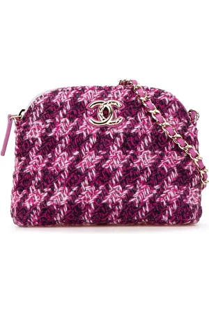 CHANEL Clutches - 2021-2024 CC Tweed Houndstooth Clutch On Chain - Gr. unisize - in - für Damen