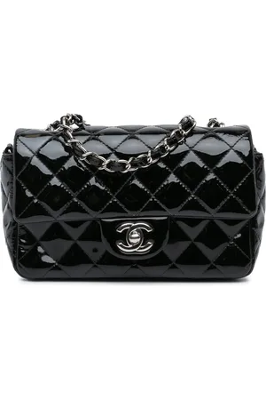 CHANEL Hobo Bags - 2014 Mini Rectangular Classic Patent Single Flap - Gr. unisize - in - für Damen