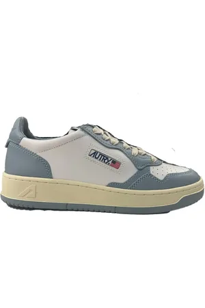Autry Low-Top Sneaker - basket medalist en cuir blanc bleu - Gr. 40 (EU) - in - für Damen
