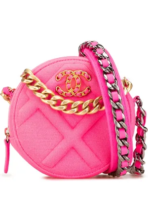 CHANEL Clutches - 2019 Jersey 19 Round Clutch on Chain - Gr. unisize - in - für Damen