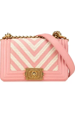 CHANEL Hobo Bags - 2016-2017 Small Braided Chevron Cotton and Lambski - Gr. unisize - in - für Damen