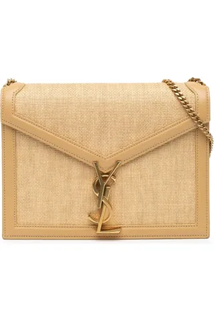 Saint Laurent Hobo Bags - 2021 Medium Raffia Cassandra Chain Crossbody - Gr. unisize - in - für Damen