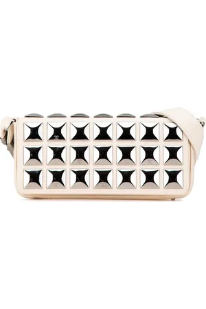 CHANEL Hobo Bags - 2003-2004 CC Jersey Pyramid Stud Flap - Gr. unisize - in - für Damen