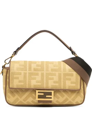 Fendi Hobo Bags - 2010-2024 Zucca Embroidered Canvas Baguette Satche - Gr. unisize - in - für Damen