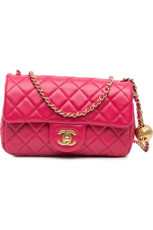 CHANEL Hobo Bags - 2020 Mini Rectangular Lambskin Pearl Crush Flap - Gr. unisize - in - für Damen