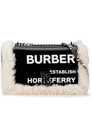 Burberry Hobo Bags - Medium Shearling Trimmed Coated Canvas Lola Crossb - Gr. unisize - in - für Damen