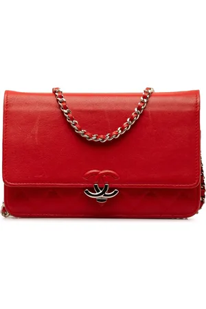 CHANEL Portemonnaies - 2018 Grained Calfskin CC Box Wallet On Chain - Gr. unisize - in - für Damen