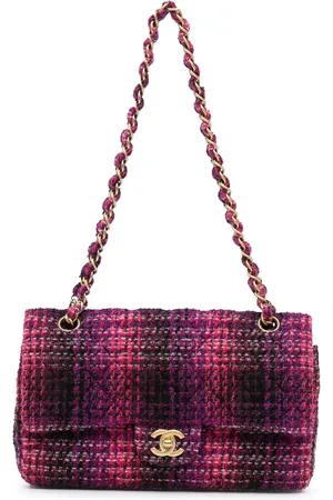 CHANEL Hobo Bags - 2009-2010 Medium Classic Tweed Double Flap - Gr. unisize - in - für Damen
