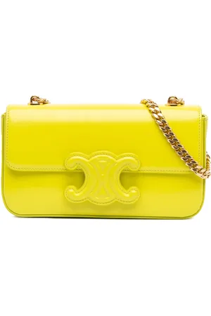 Céline Hobo Bags - 2022 Triomphe Calfskin Cuir Chain Shoulder Bag - Gr. unisize - in - für Damen