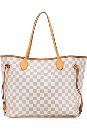 LOUIS VUITTON Shopper - 2010 Damier Azur Neverfull MM - Gr. unisize - in - für Damen
