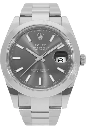 Rolex Uhren - Datejust - Gr. unisize - in Grau - für Damen