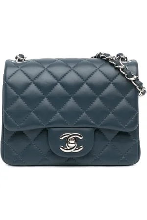 CHANEL Hobo Bags - 2018-2019 Mini Square Classic Lambskin Single Flap - Gr. unisize - in - für Damen