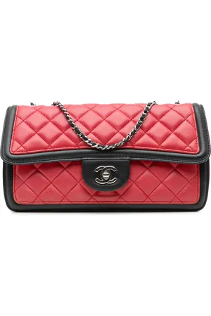 CHANEL Hobo Bags - 2012-2013 Medium Quilted Lambskin Grosgrain Two To - Gr. unisize - in - für Damen