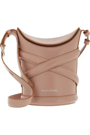 Alexander McQueen Beuteltaschen - The Curve Bucket Bag Leather - Gr. unisize - in - für Damen