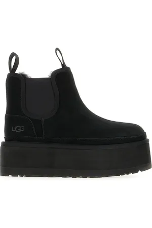 UGG Stiefel - Dames Neumel Platform Chelsea Zwart - Gr. 40 (EU) - in - für Damen