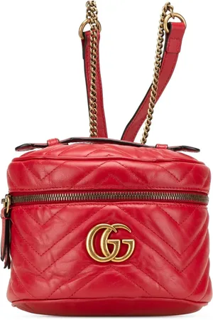 Gucci Rucksäcke - 2016-2024 GG Marmont Round Matelasse Leather Backp - Gr. unisize - in - für Damen