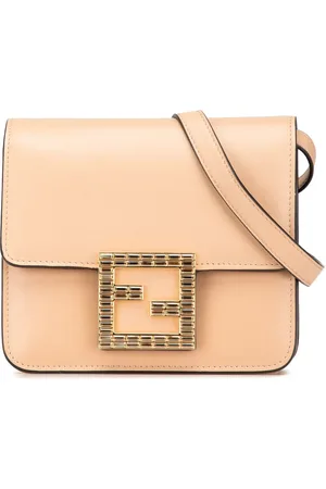 Fendi Hobo Bags - 2010-2024 Leather Crystal Fab Crossbody - Gr. unisize - in - für Damen