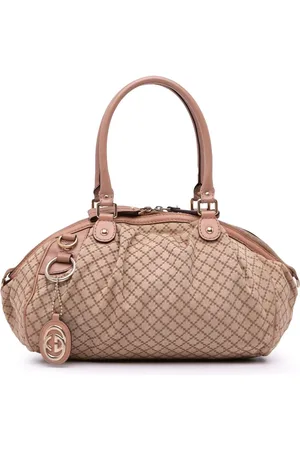 Gucci Crossbody Bags - 2016-2024 Diamante Canvas Sukey Satchel - Gr. unisize - in - für Damen