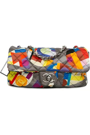 CHANEL Hobo Bags - 2014-2015 Small Printed Nylon Coco Color Flap - Gr. unisize - in - für Damen