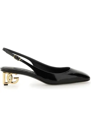 Dolce & Gabbana Hohe Schuhe - Patent Leather Slingback - Gr. 36 (EU) - in - für Damen
