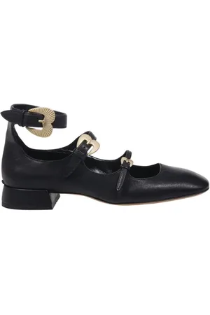 A.BOCCA Hohe Schuhe - Pointed Toe Leather Shoes With Ankle Strap - Gr. 37,5 (EU) - in - für Damen