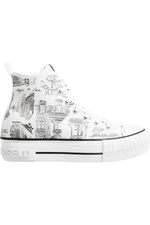 Karl Lagerfeld Low-Top Sneaker - Kampus Max Jorge Parra Print Hi - Gr. 36 (EU) - in - für Damen