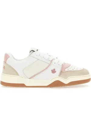 Dsquared2 Low-Top Sneaker - Textured Leather And Polyamide Sneakers - Gr. 36 (EU) - in - für Damen