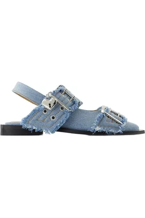 Ganni Charms Ballerinas - Denim - Blue - Gr. 35 (EU) - in