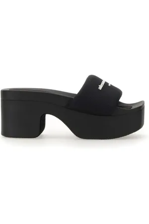 Alexander Wang Sandalen - Sandalo Slide Platform Con Logo - Gr. 37 (EU) - in - für Damen