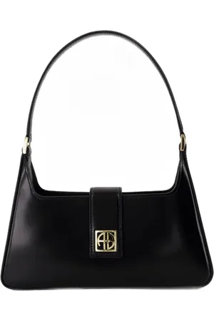 ANINE BING Hobo Bags - Lou Shoulder Bag - Leather - Black - Gr. unisize - in - für Damen
