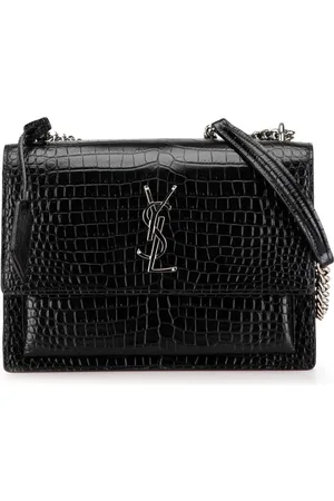 Saint Laurent Hobo Bags - 2017 Medium Croc Embossed Leather Sunset Crossbody - Gr. unisize - in - für Damen