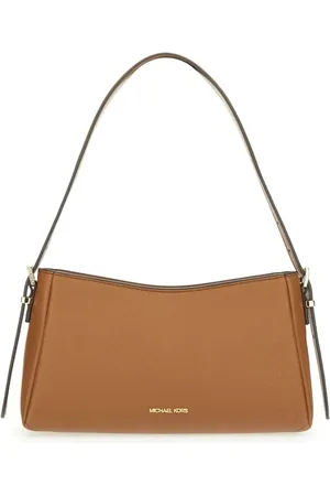 Michael Kors Hobo Bags - Brown Calf Leather Shoulder Bag - Gr. unisize - in - für Damen
