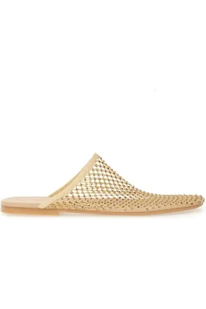 ALYSI Open-Toe Mesh Slip-On Sabot In Mesh