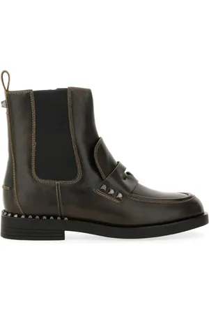 Ash Stiefel - Brown Leather Ankle Boots - Gr. 36 (EU) - in - für Damen