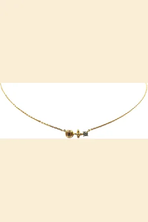 LOUIS VUITTON Halsketten - 2023 Plated Petit Louis Necklace - Gr. unisize - in - für Damen