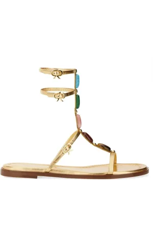 Gianvito Rossi Sandalen - Sandal "Shanti 05" With Gemstone Embellishments - für Damen