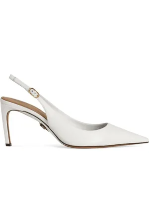 Dolce & Gabbana Hohe Schuhe - Pointed Toe Slingback Heels With Delicate Buckle D - Gr. 36 (EU) - in - für Damen