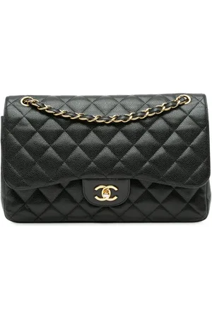 CHANEL Hobo Bags - 2010-2011 Jumbo Classic Caviar Double Flap - Gr. unisize - in - für Damen