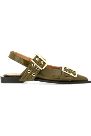 Ganni Ballerina With Buckle - Gr. 37 (EU) - in
