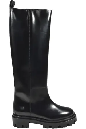 Isabel Marant Stiefel - Black Leather Cener Boots - Gr. 36 (EU) - in - für Damen