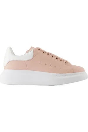 Alexander McQueen Low-Top Sneaker - Oversized Sneakers With Smooth Calfskin Upper - Gr. 35 (EU) - in Rosa - für Damen