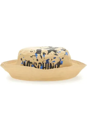 Moschino Caps & Mützen - Bucket Hat With Logo - Gr. L - in - für Damen