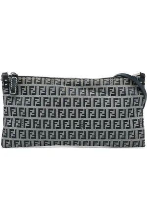 Fendi Hobo Bags - 2000-2010 Zucchino Canvas Pochette Crossbody - Gr. unisize - in - für Damen