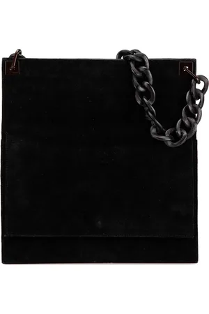 Gucci Hobo Bags - 2000-2015 Wood Chain Suede Shoulder Bag - Gr. unisize - in - für Damen