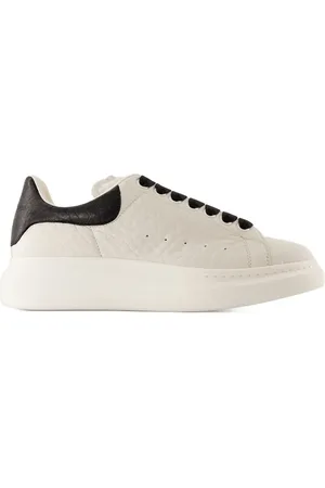 Alexander McQueen Low-Top Sneaker - Oversized White Sneakers With Textured Calfskin - Gr. 39 (EU) - in - für Damen