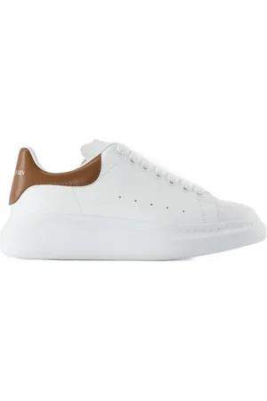 Alexander McQueen Low-Top Sneaker - White Calfskin Oversized Sneakers With Contrasting - Gr. 39 (EU) - in - für Damen