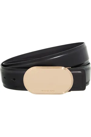 Michael Kors Gürtel - 42Mm Leather Belt With Plaque - Gr. L - in - für Damen