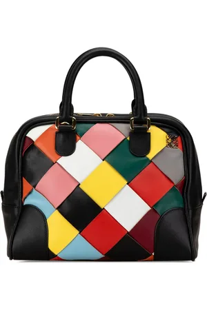 Loewe Crossbody Bags - 2015 Medium Multicolor Woven Leather Amazona 75 - Gr. unisize - in - für Damen