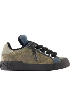 Dolce & Gabbana Low-Top Sneaker - Portfofino Denim Patchwork Sneakers - Gr. 42 (EU) - in - für Damen