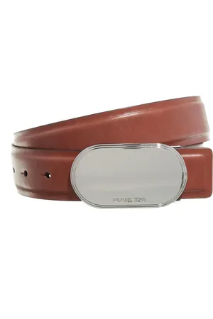 Michael Kors Gürtel - 42Mm Leather Belt With Plaque - Gr. L - in - für Damen